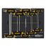 10-Piece SoftGrip Dual-Drive Hex T-Handle Tray Set - SAE