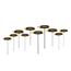 10-Piece SoftGrip Dual-Drive Hex T-Handle Tray Set - SAE