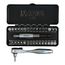 Hex, Phillips, Slotted, Square & Torx Screwdriver Insert Bit Set, 74996