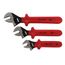 3-Piece Insulated Adjustable Wrench Set