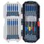 24-Piece TerminatorBlue Impact Bit Set w/ GoStack Case, Nut Setters & Adapter