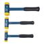 3-Piece Dead Blow Hammer Set, Med/Hard Polyurethane Faces, 80290