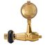 1/8" Windsor One-Pipe Steam Thermostatic Radiator Valve w/ Built-In Vacuum Breaker & Maid-O-Mist Air Vent (Unlacquered Brass)