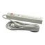 6 Outlets, 120 Volts, 15 Amps, 15 ft Cord, Power Outlet Strip, M6BZ-15