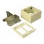 4-3/4" Long x 4-3/4" Wide x 2-3/4" High, Rectangular Raceway Box, V2444D-2A