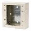 4-3/4" Long x 4-3/4" Wide x 1-3/4" High, Rectangular Raceway Box, V2448-2