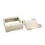 Double-Gang Deep Device Box Fitting (White)