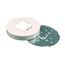 6-3/8" Dia. Solid Base Fixture Box Fitting (White)