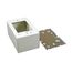 Single-Gang Deep Switch & Receptacle Device Box Fitting (White)