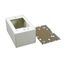 Single-Gang Extra Deep Switch & Receptacle Device Box Fitting (White)