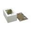 Single-Gang Deep Switch & Receptacle Device Box Fitting (Ivory)