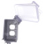 1-Gang Extra-Duty While-In-Use Weatherproof Cover (Frosted Plastic)
