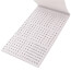 Wire Marker Vinyl Cloth Booklet, Legend: 0-9 (40 Markers each)