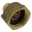 3/4" PEX x 1" FIP Brass Water Meter Coupling w/ Washer (Lead Free)