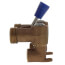 Washing Machine Valve, Solder End Bronze w/ Lever