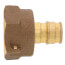 1/2" Expansion PEX X 3/4" FIP Brass Water Meter Coupling (Lead Free)