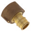 3/4" Expansion PEX X 1" FIP Brass Water Meter Coupling (Lead Free)