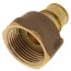 3/4" Expansion PEX X 1" FIP Brass Water Meter Coupling (Lead Free)
