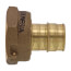 1" Expansion PEX X 1-1/4" FIP Brass Water Meter Coupling (Lead Free)
