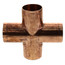 3/4" Wrot Copper Cross