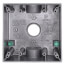 2-Gang, 3/4", 3 Holes Weatherproof Box (Gray)