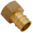 1" Expansion PEX x 1" NPT Female Adapter (Lead Free Brass)