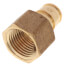 1/2" Expansion PEX x 1/2" NPT Female Adapter (Lead Free Brass)