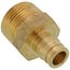 1/2" Expansion PEX x 3/4" NPT Male Adapter (Lead Free Brass)