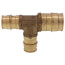 1" x 3/4" x 3/4" Expansion PEX Reducing Tee (Lead Free Brass)