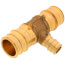 1" x 1" x 1/2" Expansion PEX Reducing Tee (Lead Free Brass)