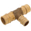 1" x 1" x 3/4" Expansion PEX Reducing Tee (Lead Free Brass)