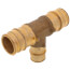 1" x 1" x 3/4" Expansion PEX Reducing Tee (Lead Free Brass)