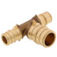 1/2" x 1/2" x 3/4" Expansion PEX Reducing Tee (Lead Free Brass)