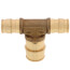 1/2" x 1/2" x 3/4" Expansion PEX Reducing Tee (Lead Free Brass)