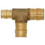 1" x 3/4" x 1" Expansion PEX Reducing Tee (Lead Free Brass)