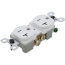 Weather-Resistant Commercial Grade Duplex Receptacle, 2P, 20A, NEMA 5-20R - White (125V)