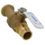 3/4" PEX x 1" NPSM ProPEX Straight Water Service Meter Valve (Lead Free Brass)