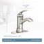 Hensley (MB) 1 Handle High Arc Bathroom Faucet, WS84414MSRN (Spot Resist Brushed Nickel)