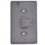 Single Gang Weatherproof Heavy-Duty Vertical Toggle Cover (Gray)