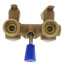 Washing Machine Valve, Solder End Bronze w/ Lever