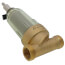 50 Micron Reusable Spin Down Sediment Filter w/ Siliphos & Double Threads, 1" MNPT, 3/4" FNPT (20 GPM)