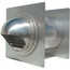 4.1" - 7.8" Adjustable Wall Thimble with Built-In Hood Termination