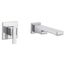 90 Degree 1 Handle Tub Filler, WTS911 (Chrome)