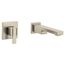 90 Degree Brushed Nickel 1-Handle Non Diverter Wall Mount Tub Filler, WTS911BN (Brushed Nickel)