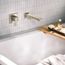 90 Degree Brushed Nickel 1-Handle Non Diverter Wall Mount Tub Filler, WTS911BN (Brushed Nickel)