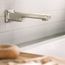 90 Degree Brushed Nickel 1-Handle Non Diverter Wall Mount Tub Filler, WTS911BN (Brushed Nickel)
