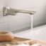 90 Degree Brushed Nickel 1-Handle Non Diverter Wall Mount Tub Filler, WTS911BN (Brushed Nickel)