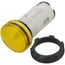 Harmony XB7 Monolithic Pilot Light w/ Integral LED - Yellow (110-120 VAC)