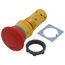 Harmony XB7 Monolithic Emergency Stop, Mushroom Shape, Latching Turn to Release, 1 NC - Red