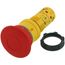 Harmony XB7 Monolithic Emergency Stop, Mushroom Shape, Latching Push Pull, 1 NO + 1 NC - Red